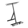 Gun Rack, Portable, Folding Heavy Duty Steel Rifle Shotgun Rack Stand, Freestanding Indoor Outdoor Gun Display Storage