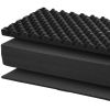 Hard Rifle Case, Lockable Rifle Case with Pre-cut Foams, 42 in Movable Gun Storage with Wheels, IP67 Waterproof & Dustproof Pistol Storage for Rifle