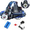 Super Bright 9900000LM Rechargeable Headlamp LED Headlight Head Torch Flashlight
