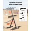 Gun Rack, Portable, Folding Heavy Duty Steel Rifle Shotgun Rack Stand, Freestanding Indoor Outdoor Gun Display Storage