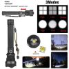 Super hell 9500000Lumen Taktische Taschenlampe LED XHP90 Militär Wiederaufladbar