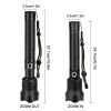 Super hell 9500000Lumen Taktische Taschenlampe LED XHP90 Militär Wiederaufladbar