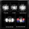 Super Bright LED Headlamp Flashlight USB Rechargeable Headlight Waterproof Lamp
